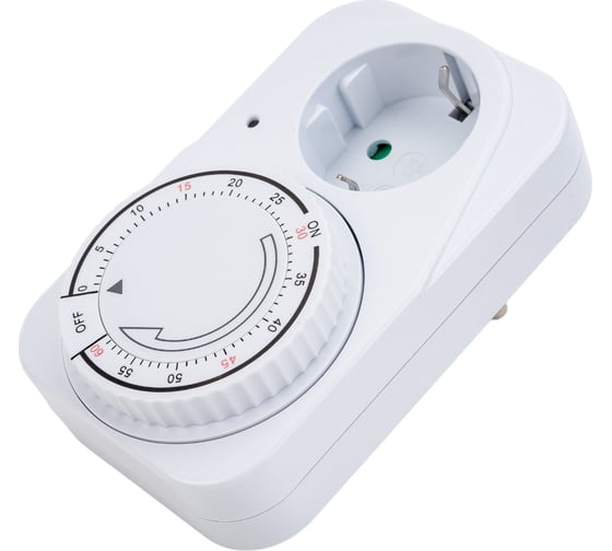 Механический таймер GoPower Timix 08 16A 3600W 1ч/1мин (1/12/48) 00-00019843