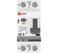 Устройство защиты от дугового пробоя EKF (УЗДП) 1P+N 40А PROxima afdd-2-40-pro