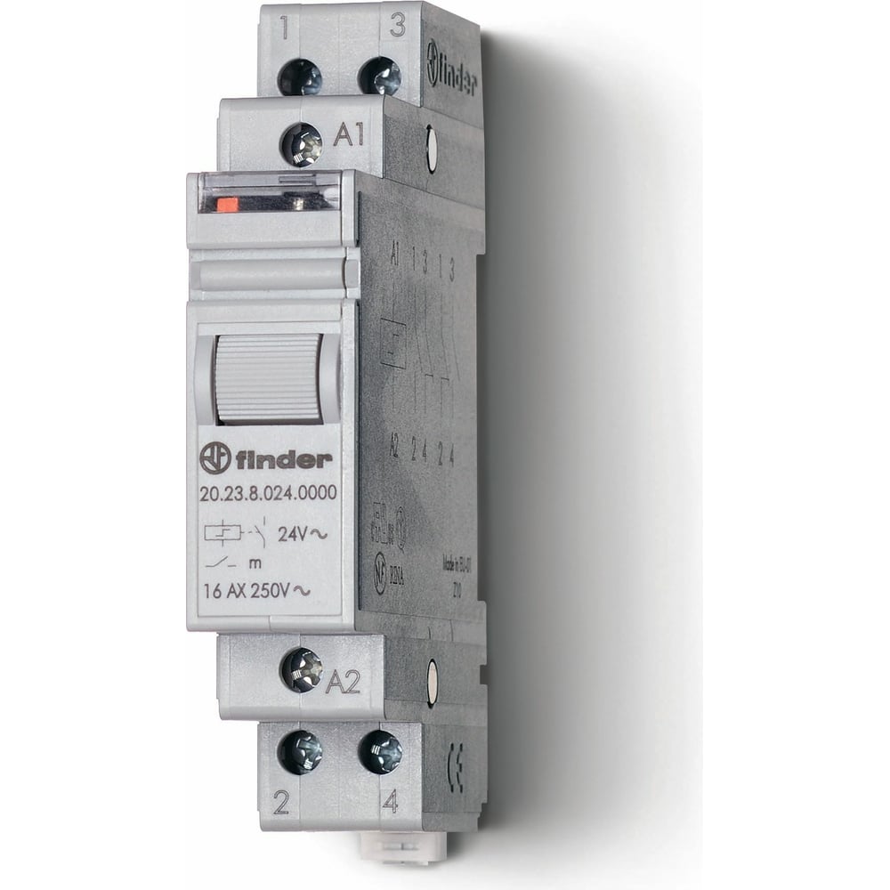 Télérupteur modulaire 1NO + 1NC 16A 12V DC