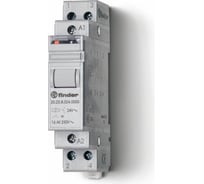 Модульное импульсное реле Finder, 1НО + 1НЗ 16А= 12В DC,  202390120000