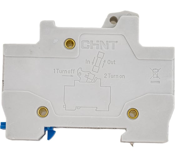 Держатель плавких вставок CHINT с индикацией RT28N-32x10x38 1П 520347