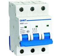 Автоматический выключатель CHINT модульный 3п C 10А 10кА NB1-63H (R) 179866
