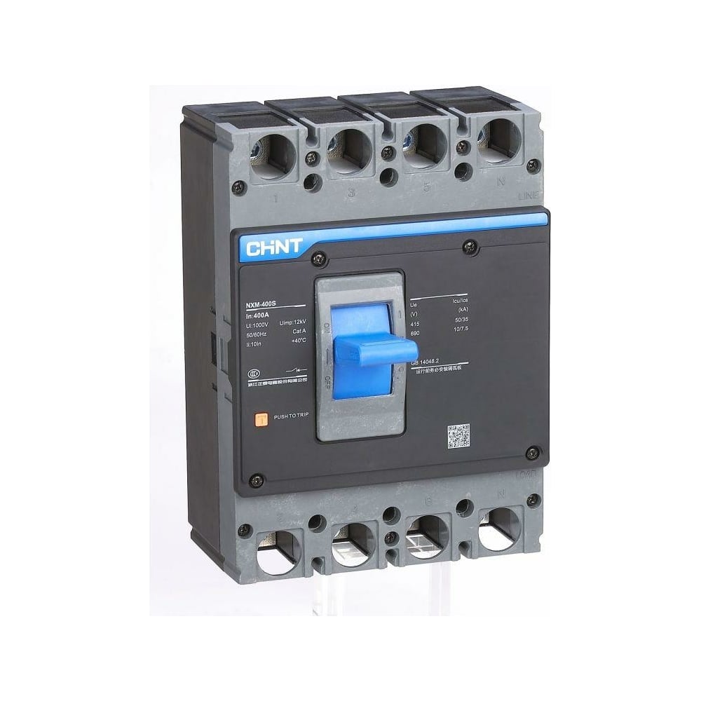 Автоматический выключатель CHINT 3п 400А 50кА NXM-400S (R) 131373 ...