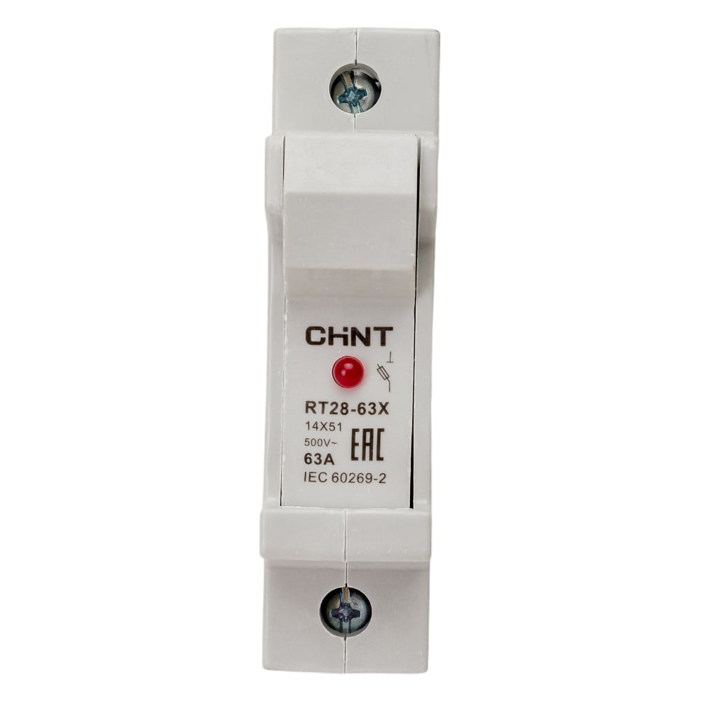 Держатель плавких вставок с индикацией CHINT RT28-63x14x51 1П 520439 ...