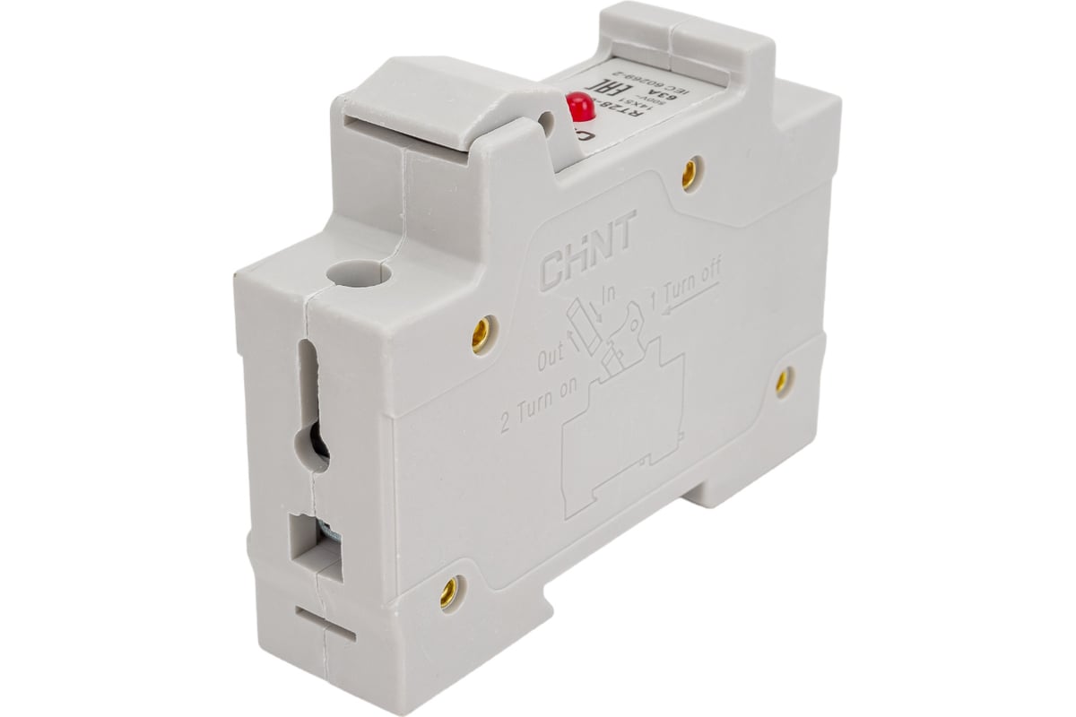 Держатель плавких вставок с индикацией CHINT RT28-63x14x51 1П 520439 ...