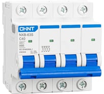 Автоматический модульный выключатель CHINT 4п C 40А 4.5кА NXB-63S (R) 296909