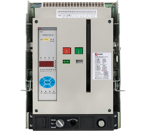 Выкатной автоматический выключатель EKF ВА-450 1000/630А 3P 50кА PROxima mccb450-1000-630v