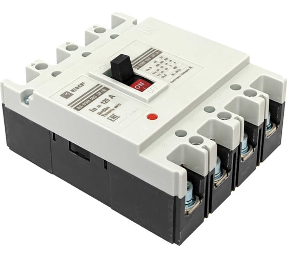 Автоматический выключатель EKF ВА-99М 100/125А 4P 5In 35кА PROxima mccb99-4P5In100-125m