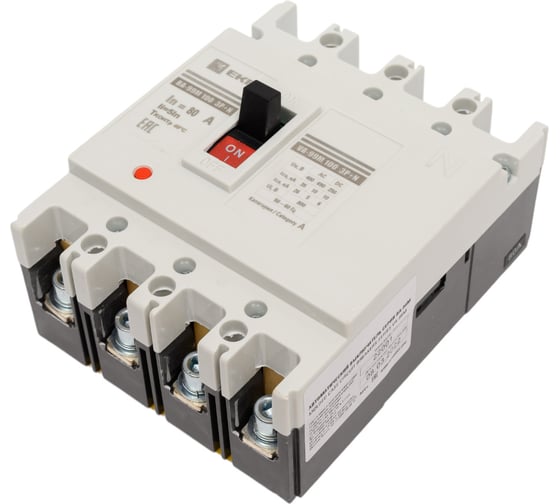 Автоматический выключатель EKF ВА-99М 100/80А 4P 5In 35кА PROxima mccb99-4P5In100-80m