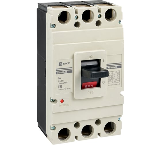 Автоматический выключатель EKF ВА-99М 400/315А 3P 5In 42кА PROxima mccb99-3P5In400-315m 1