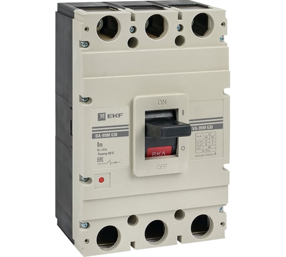 Автоматический выключатель EKF ВА-99М 630/500А 4P 5In 50кА PROxima mccb99-4P5In630-500m