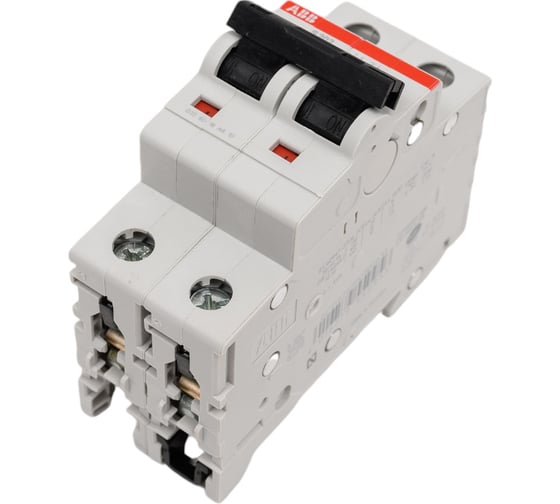 Автоматический 2-полюсной выключатель ABB S202 B63 2CDS252001R0635