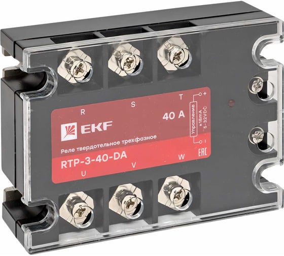 Твердотельное трехфазное реле EKF RTP-40-DA PROxima rtp-3-40-da 1