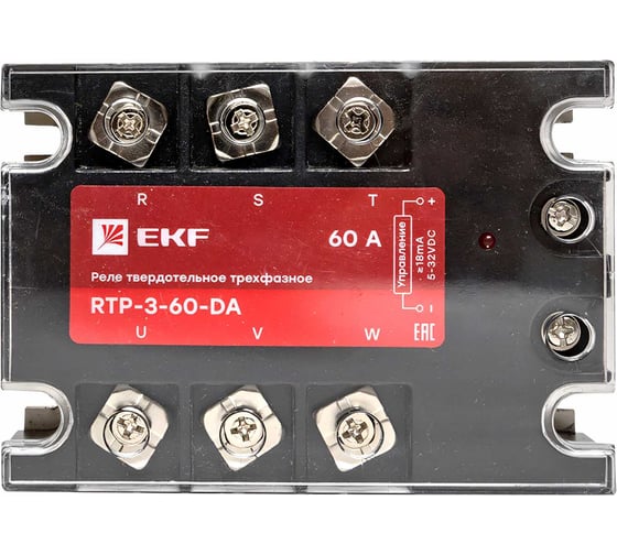 Твердотельное трехфазное реле EKF RTP-60-DA PROxima rtp-3-60-da