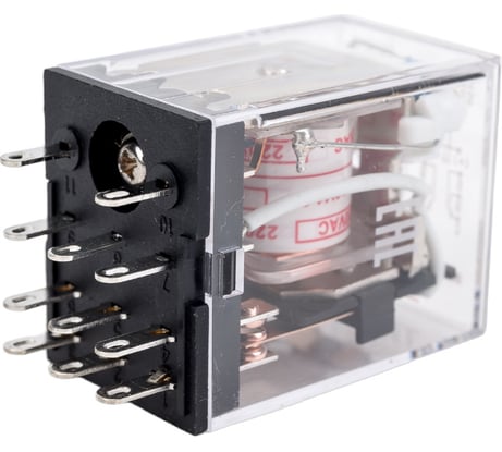 Промежуточное реле CHINT JZX-22F(D) 3 конт. с инд. LED 5А 220В AC 285361