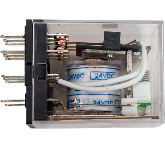 Промежуточное реле CHINT JZX-22F(D) 3 конт. с инд. LED 5А 24В DC 285366