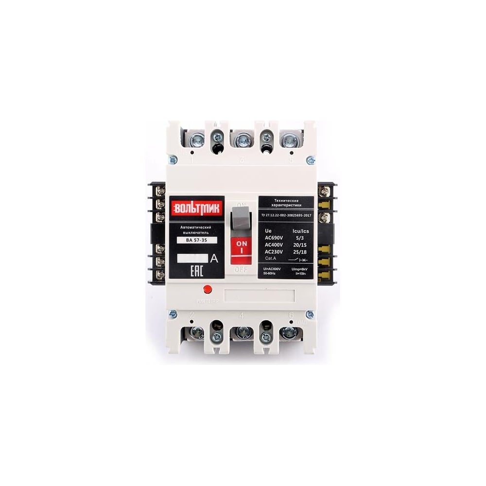 Автоматический выключатель ВТМ (S) ВА 57-35 341810 250А 2500 (НР-380АС ...