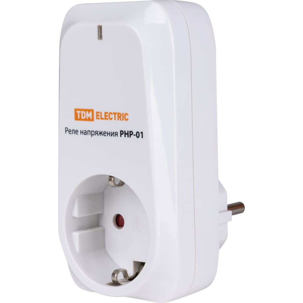 Реле напряжения в розетку TDM РНР-01, 16А SQ1513-0001 - выгодная цена ...