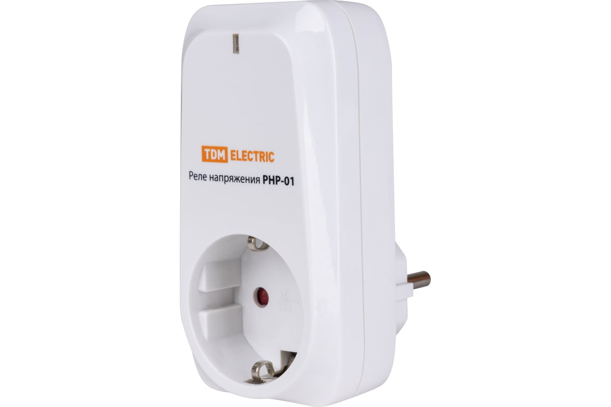 Реле напряжения в розетку TDM РНР-01, 16А SQ1513-0001 - выгодная цена ...