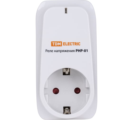 Реле напряжения в розетку TDM ELECTRIC РНР-01, 16А SQ1513-0001