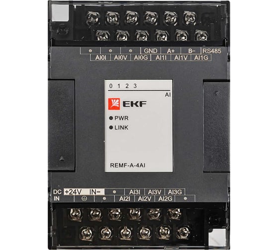 Модуль аналогового ввода EKF REMF 4 PRO-Logic REMF-A-4AI