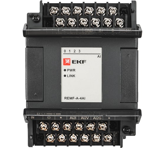 Модуль аналогового ввода EKF REMF 4 PRO-Logic REMF-A-4AI