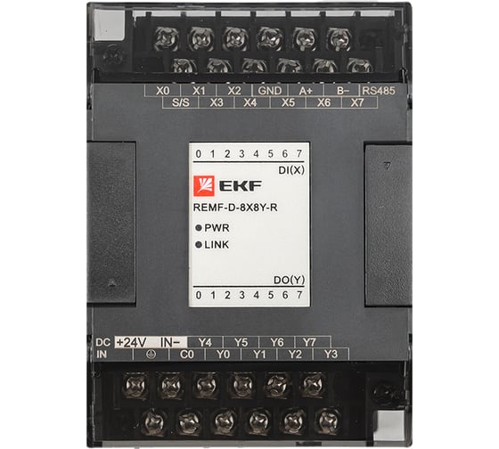 Модуль EKF дискретного в/в REMF 8/8 PRO-Logic REMF-D-8X8Y-R