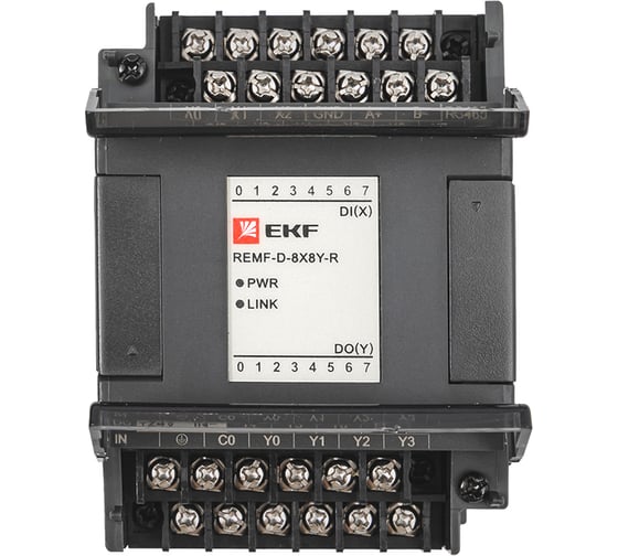 Модуль EKF дискретного в/в REMF 8/8 PRO-Logic REMF-D-8X8Y-R
