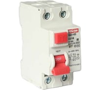 Устройство защитного отключения ВТМ (S) УЗО ВД1-63, 6кА, 2Р, 16А, 30мА ВТМ00041893