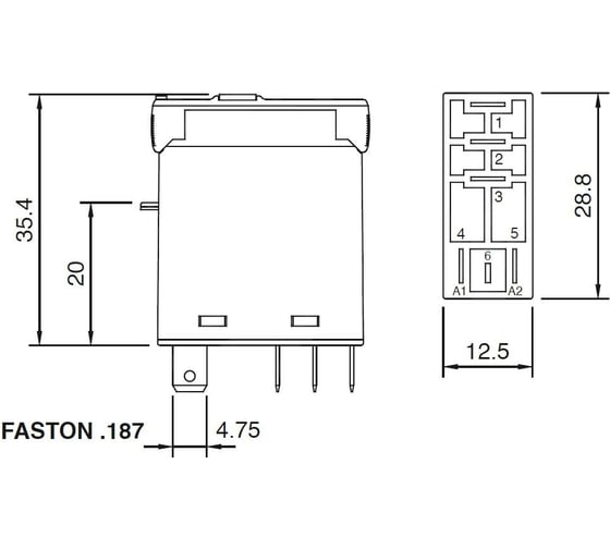 Промежуточное реле ComatReleco C10-A10X/AC230V PN84809