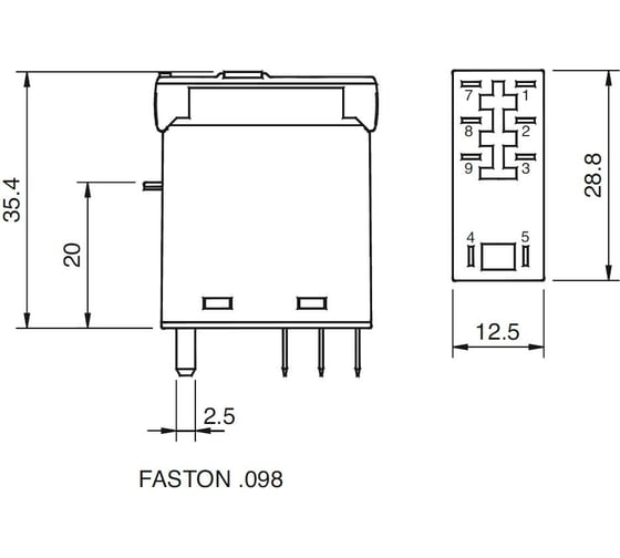 Промежуточное реле ComatReleco C12-A21X/DC24V PN118668