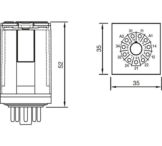 Промежуточное реле ComatReleco C3-X10DX/DC24V PN92050