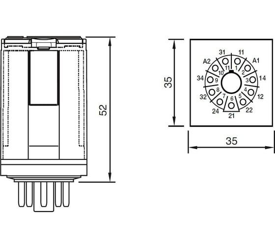 Промежуточное реле ComatReleco C3-M10X/DC220V PN132157