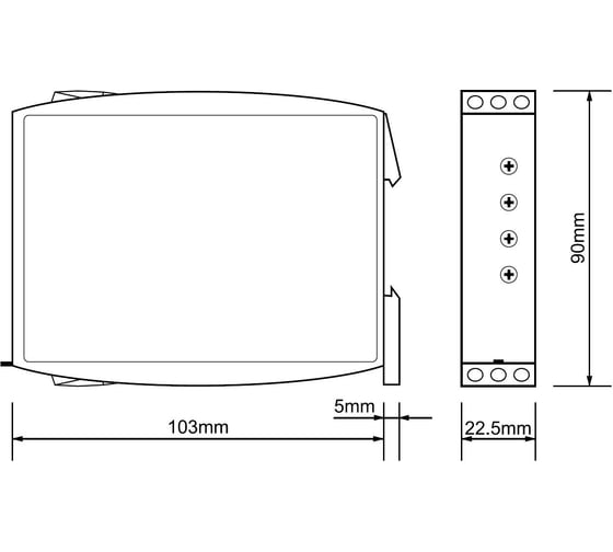 Реле контроля напряжения TELE G2UM10VL20 24-240V AC/DC 2390307