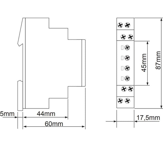 Реле контроля фаз TELE E1PF480Y/277VSY10 1340305