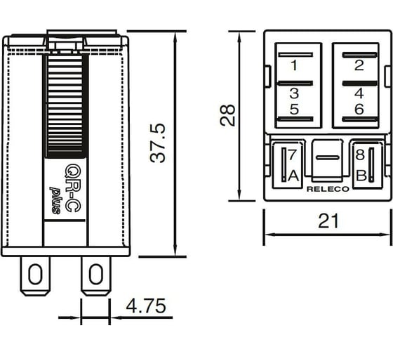 Промежуточное реле ComatReleco C7-T21X/DC110V PN1046