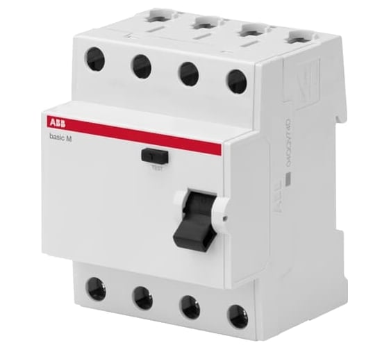 Выключатель дифференциального тока ABB 4P, 25A, 300мA, AC, BMF43425 2CSF604043R3250