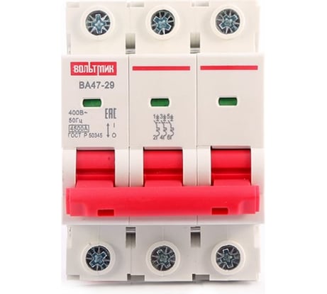 Bыключатель автоматический ВТМ ВА47-29-3D20-4,5кА-УХЛ3 ВТМ00026628