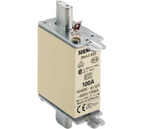 Низковольтная плавкая вставка Siemens GLGG Типоразмер 00, Iном.100A, Uном.500В 3NA3830