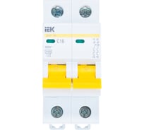 Автоматический 2-полюсный выключатель, 16А, С ВА47-29 4.5кА IEK MVA20-2-016-C 15164471