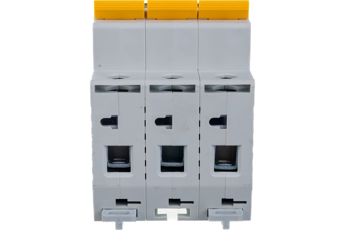 Автоматический 3-полюсный выключатель, 16А, С ВА47-29 4.5кА IEK MVA20-3 ...