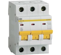 Автоматический 3-полюсный выключатель IEK ВА47-29 MVA20-3-025-C