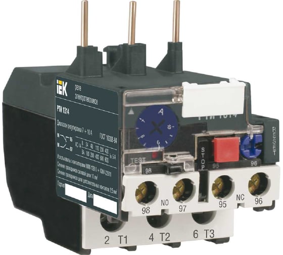 Тепловое реле IEK РТИ 1305 0.63-1.0А ИЭК DRT10-C063-0001