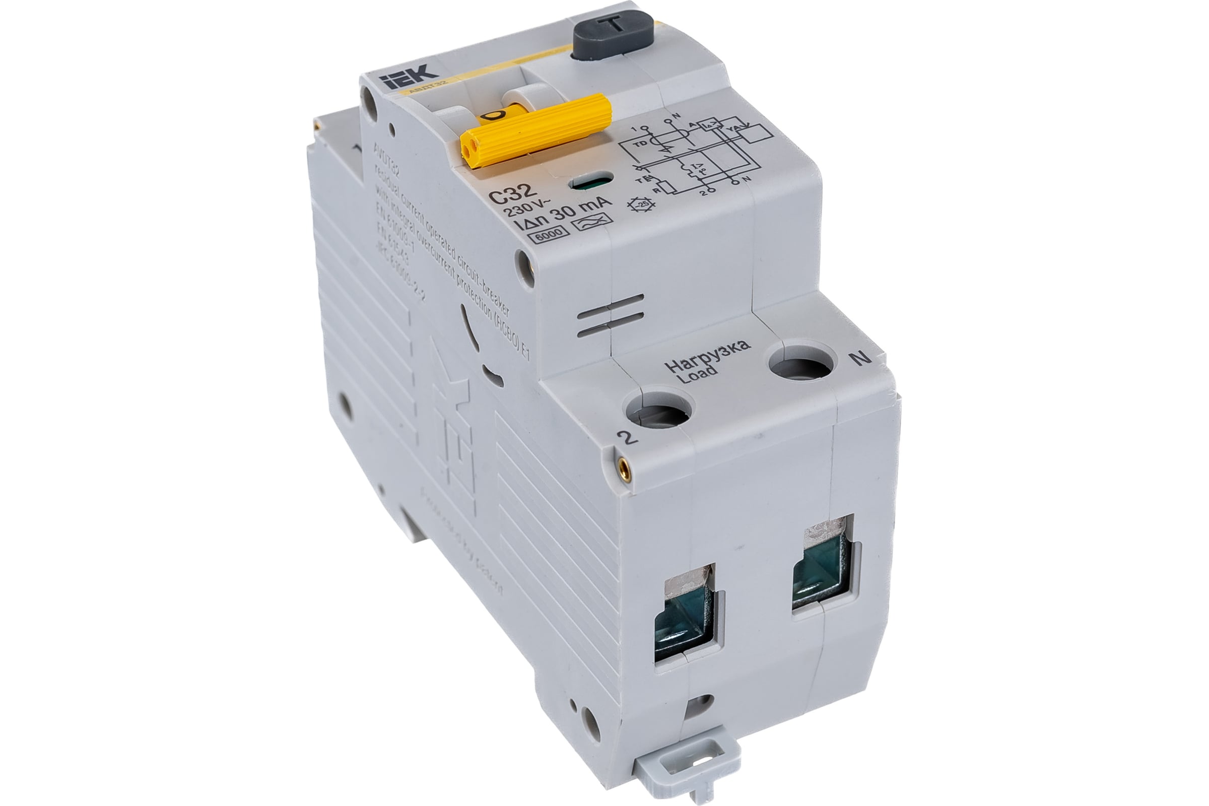 ДифавтоматАВДТ-321п+N,C,32А,30мАIEKMAD22-5-032-C-30