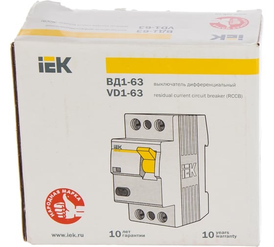 УЗО IEK MDV10-2-032-030 ВД1-63