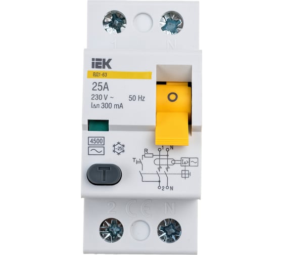УЗО IEK MDV10-2-025-300 ВД1-63