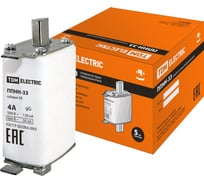 Плавкая вставка предохранителя ППНН-33 TDM ELECTRIC габарит 00 4А SQ0713-0071