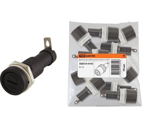 Держатель для плавких вставок TDM ELECTRIC ДПВ 5x20 D=12 SQ0216-0102