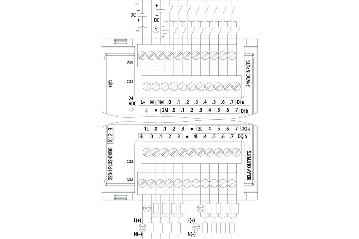 6es7215 1hg40 0xb0 схема подключения