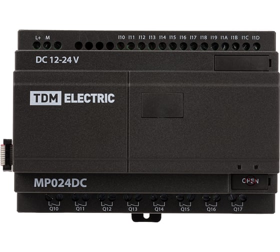Модуль расширения TDM МР024DC для ПЛК12D024 (24В DC, 14 входов/8 выходов) SQ0750-0005